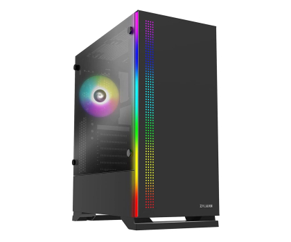 Obudowa ZALMAN S5 Black ATX Mid Tower PC Case RGB fan TG
